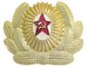 Soviet Air Force officer visor cap badge