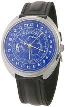 Antarctica wristwatch. Blue dial.