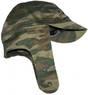 Russian officer camo field cap with earflaps