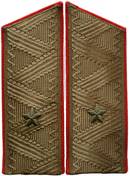 Soviet Major General shoulder boards for field uniform.