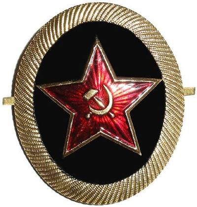 Soviet seaman and non-commissioned officers hat badge