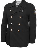 Russian navy wool pea coat