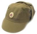 Soviet officer baseball style cap with earflaps