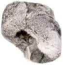 Rabbit fur ushanka winter hat