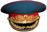 Soviet Union marshall parade 1970-1991 visor cap. Replica.
