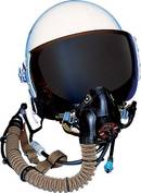 Soviet pilot high altitude pressure helmet. Model ZSh-5A.